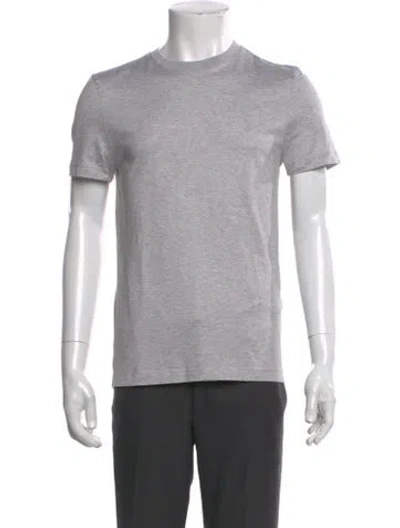 Pre-owned Louis Vuitton 2021 Signature T-shirt In Gray