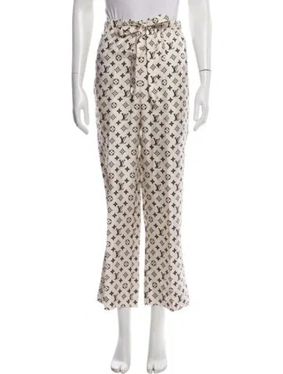 Pre-owned Louis Vuitton 2021 Silk Pajamas In Neutral