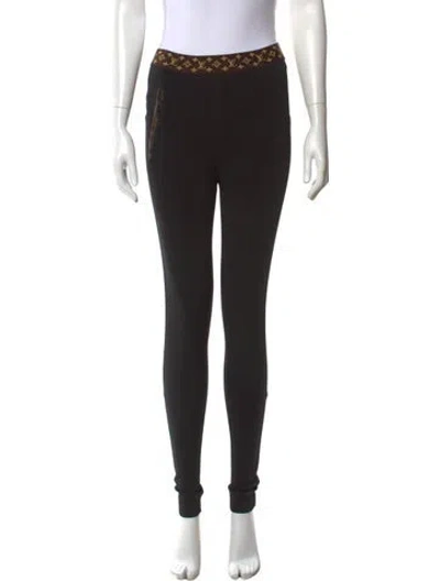 Pre-owned Louis Vuitton 2021 Skinny Leg Pants In Black