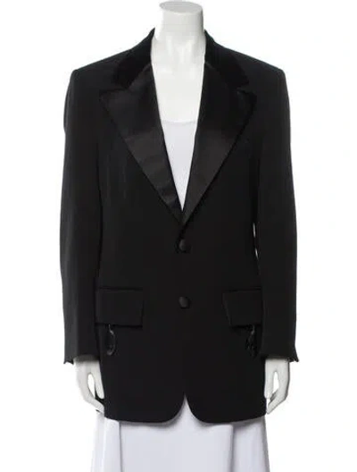 Pre-owned Louis Vuitton 2021 Slit Sleeve Blazer In Black