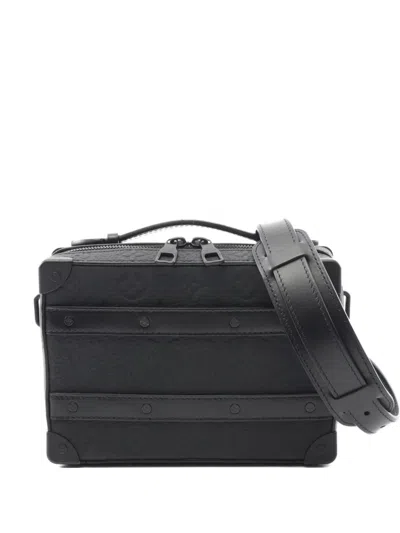 Pre-owned Louis Vuitton 2021 Soft Trunk Two-way Bag In Black