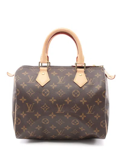 Pre-owned Louis Vuitton 2021 Speedy 25 Handbag In Brown