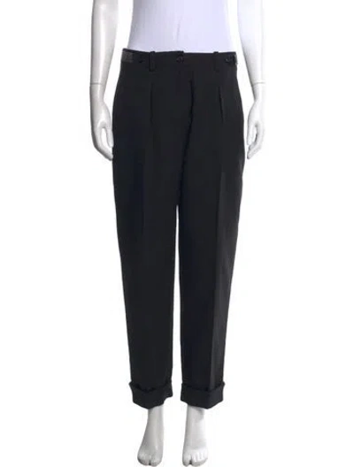 Pre-owned Louis Vuitton 2021 Straight Leg Pants In Black