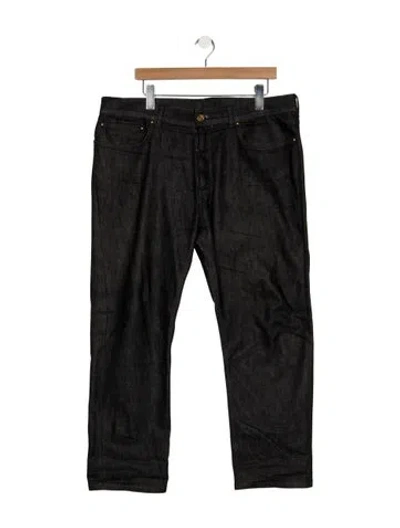 Pre-owned Louis Vuitton 2021 Straight-leg Jeans In Black