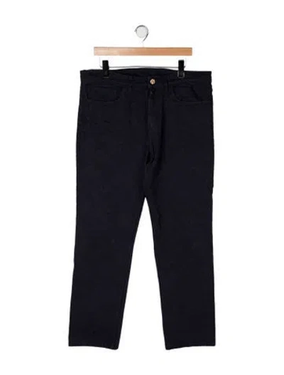 Pre-owned Louis Vuitton 2021 Straight-leg Jeans In Black