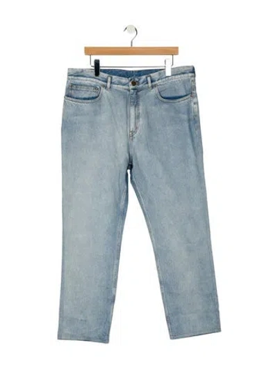 Pre-owned Louis Vuitton 2021 Straight-leg Jeans In Blue