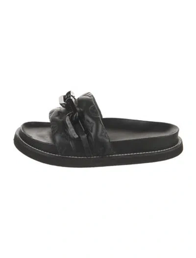 Pre-owned Louis Vuitton 2021 Sunset Flat Comfort Mules Slides In Black