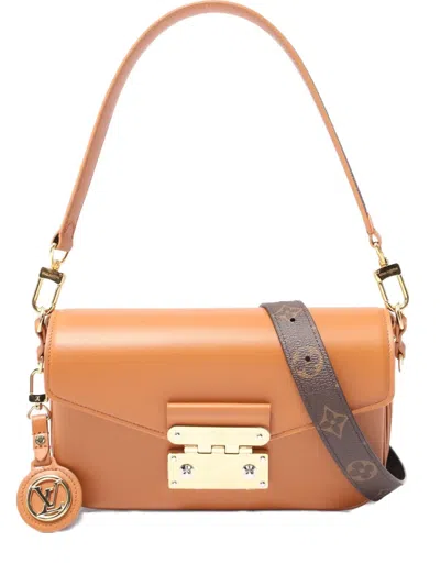 Pre-owned Louis Vuitton 2021 Swing Leather Handbag In Brown