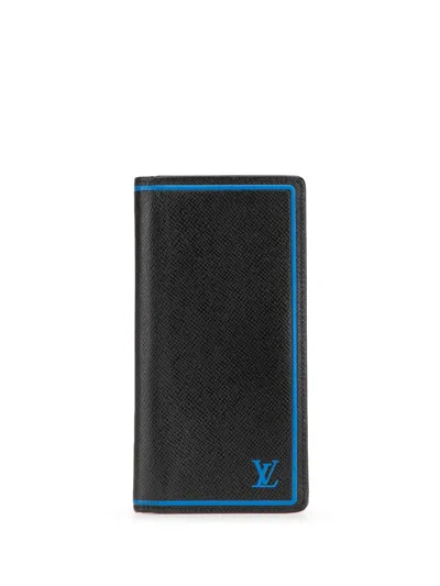 Pre-owned Louis Vuitton 2021 Taiga Portefeuille Brazza Bifold Wallet Long Wallets
