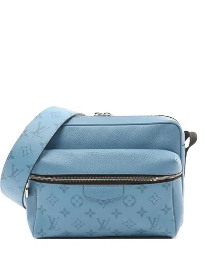 Pre-owned Louis Vuitton 2021 Taigarama Outdoor Messenger Bag In Blue