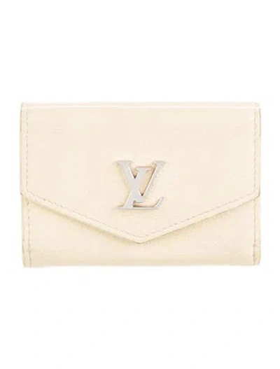 Pre-owned Louis Vuitton 2021 Taurillon Leather Capucines Wallet In Yellow