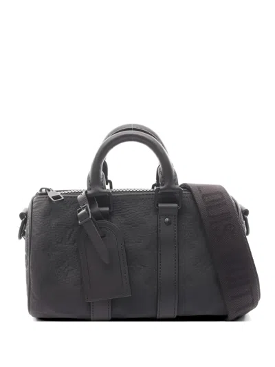 Pre-owned Louis Vuitton 2021 Taurillon Monogram Leather Handbag In Black