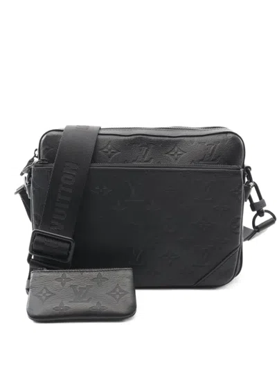 Pre-owned Louis Vuitton 2021 Trio Messenger Bag In Black
