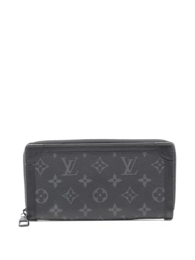 Pre-owned Louis Vuitton 2021 Trunk Zippy Wallet In Black