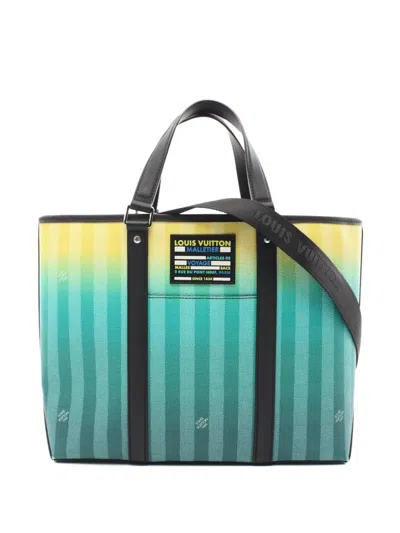 Pre-owned Louis Vuitton 2021 Weekend Pm Tote Bag In Blue