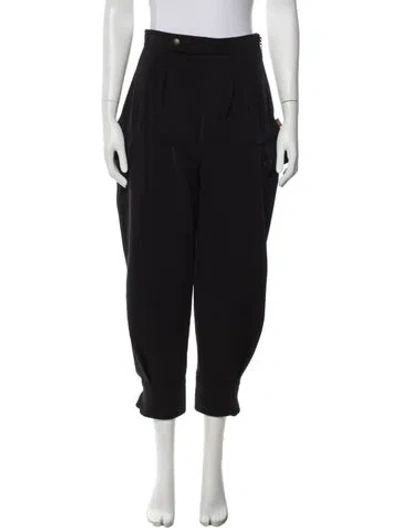 Pre-owned Louis Vuitton 2021 Wide Leg Pants In Black
