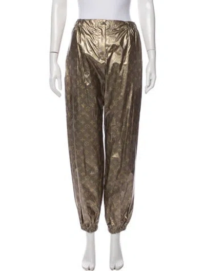 Pre-owned Louis Vuitton 2021 Wide Leg Pants In Brown