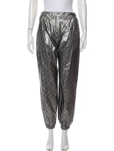 Pre-owned Louis Vuitton 2021 Wide Leg Pants In Silver