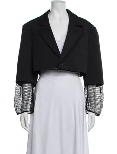 Pre-owned Louis Vuitton 2021 Wool Blazer W/ Tags In Black