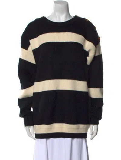 Pre-owned Louis Vuitton 2021 Wool Sweater In Black