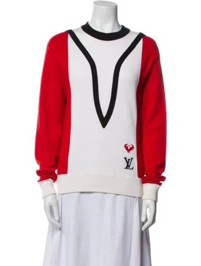 Pre-owned Louis Vuitton 2021 Wool Sweater In Red