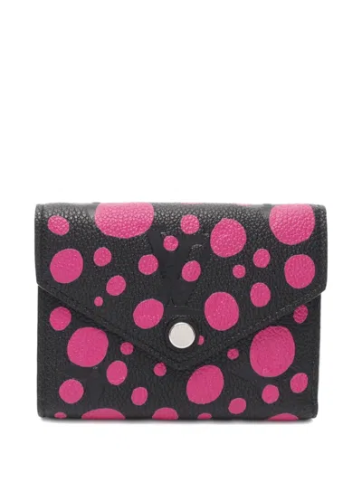 Pre-owned Louis Vuitton 2021's X Yayoi Kusama Victorine Leather Wallet