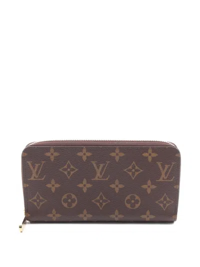 Pre-owned Louis Vuitton 2021 Zippy Monogram Wallet In Brown
