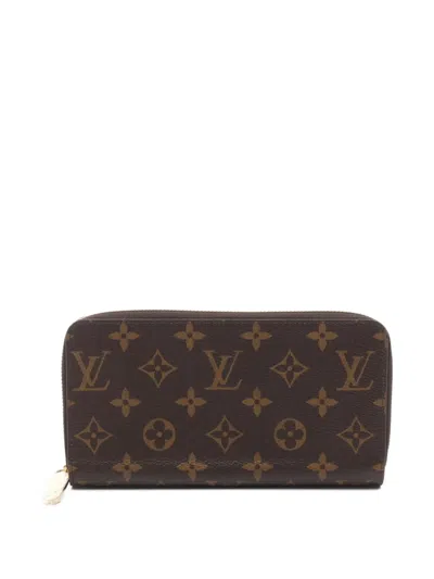 Pre-owned Louis Vuitton 2021 Zippy Wallet In Brown
