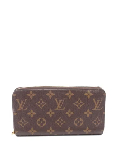 Pre-owned Louis Vuitton 2021 Zippy Wallet In Brown
