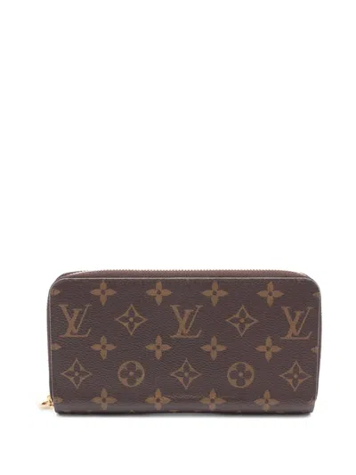 Pre-owned Louis Vuitton 2021 Zippy Wallet In Brown