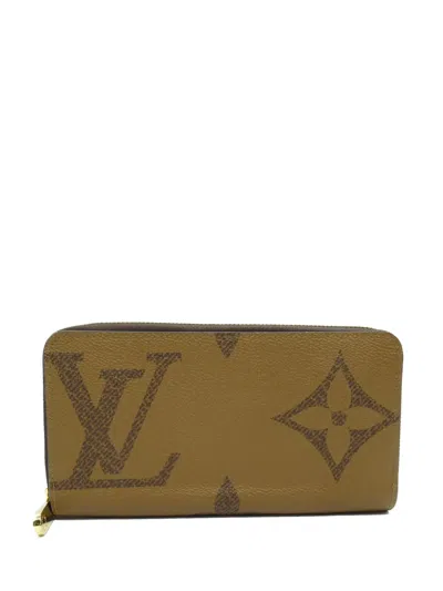 Pre-owned Louis Vuitton 2021 Zippy Wallet In Brown