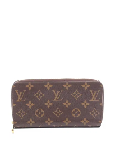 Pre-owned Louis Vuitton 2021 Zippy Wallet In Brown