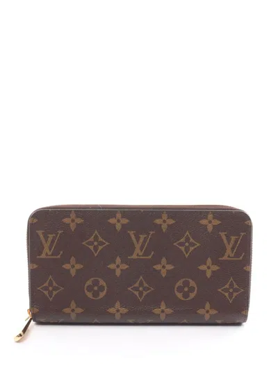 Pre-owned Louis Vuitton 2021 Zippy Wallet In Brown