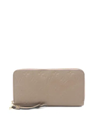 Pre-owned Louis Vuitton 2021 Zippy Wallet In Neutral