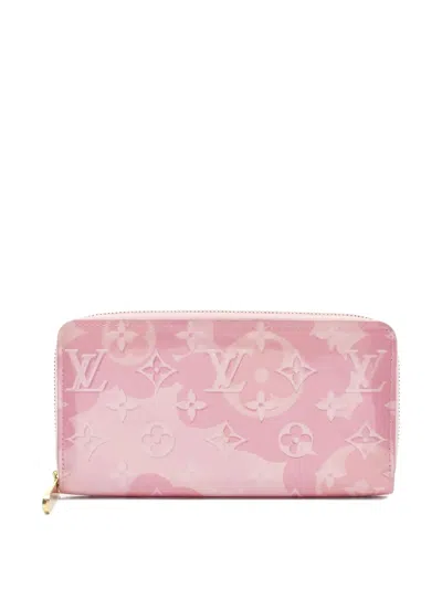 Pre-owned Louis Vuitton 2021 Zippy Wallet In Pink