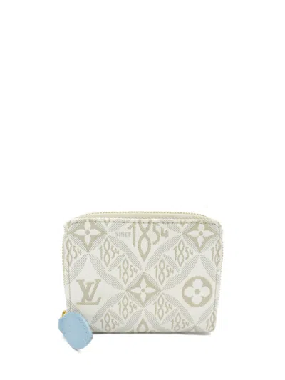 Pre-owned Louis Vuitton 2021 Zippy Wallet In White
