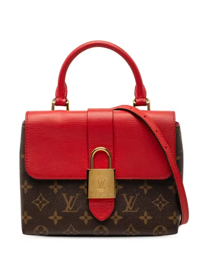 Pre-owned Louis Vuitton 2021-2025 Monogram Locky Bb Satchel In Brown
