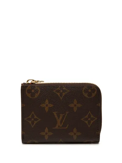Pre-owned Louis Vuitton 2021-2025 Monogram Noa Compact Wallet Small Wallets In Brown