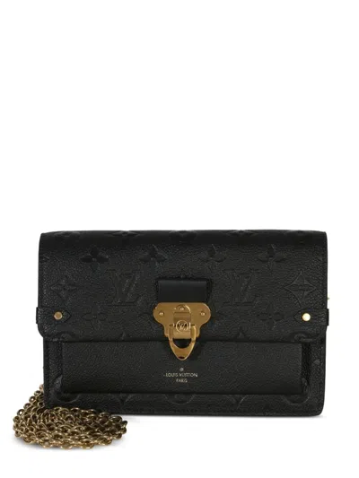 Pre-owned Louis Vuitton 2021-2025 Pm Vavin Shoulder Bag In Black