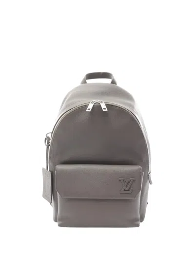 Pre-owned Louis Vuitton 2021-2026 Aerogram Takeoff Backpack In Brown