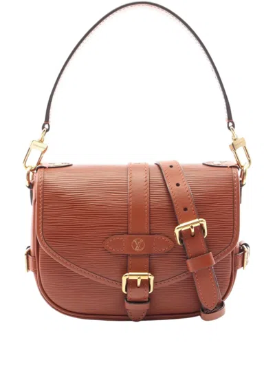 Pre-owned Louis Vuitton 2021-2026 Epi Saumur Bb Satchel In Brown