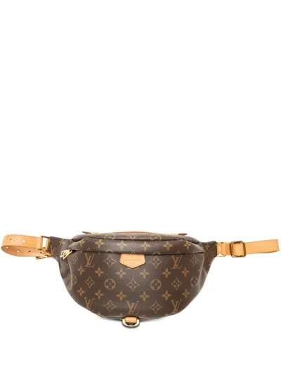 Pre-owned Louis Vuitton 2021-2026 Monogram Bumbag Belt Bag In Brown