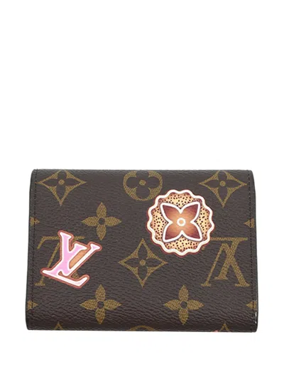 Pre-owned Louis Vuitton 2021-2026 Monogram Christmas Animation Candy Factory Rosalie Purse Coin Pouch In Brown