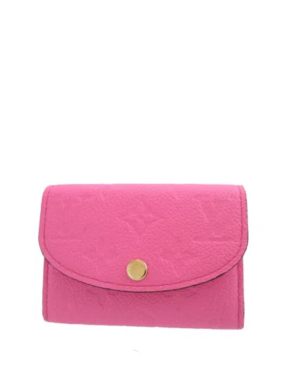 Pre-owned Louis Vuitton 2021-2026 Monogram Empreinte Rosalie Purse Coin Pouch In Pink
