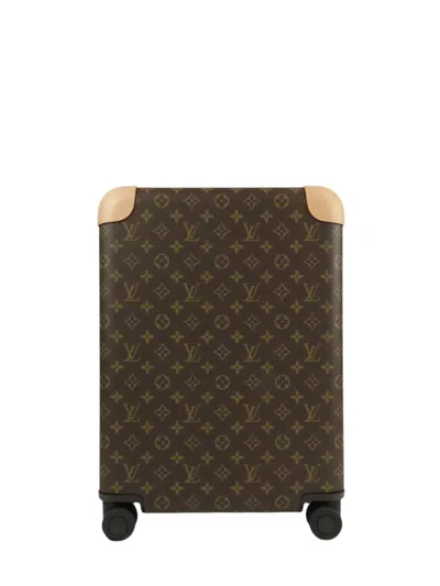 Pre-owned Louis Vuitton 2021-2026 Monogram Horizon 50 Travel Bag In Brown