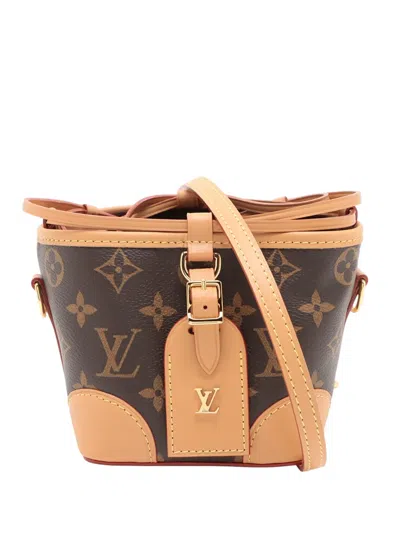 Pre-owned Louis Vuitton 2021-2026 Monogram Noe Purse Bucket Bag In Brown