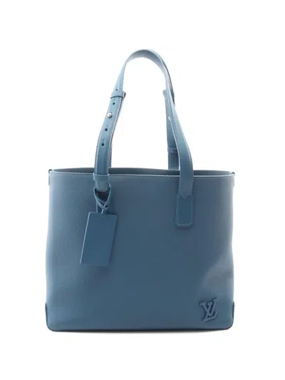 Pre-owned Louis Vuitton 2021s Aerogram Fast Line Tote Bag In Blue