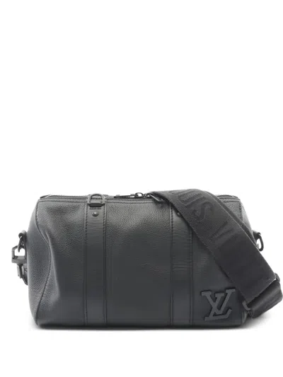 Pre-owned Louis Vuitton 2021s City Keepall Tote Bag In Black