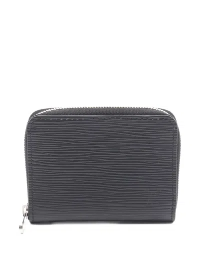 Pre-owned Louis Vuitton 2021s Epi Zippy Coin Purse In Black