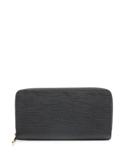 Pre-owned Louis Vuitton 2021s Epi Zippy Wallet In Black